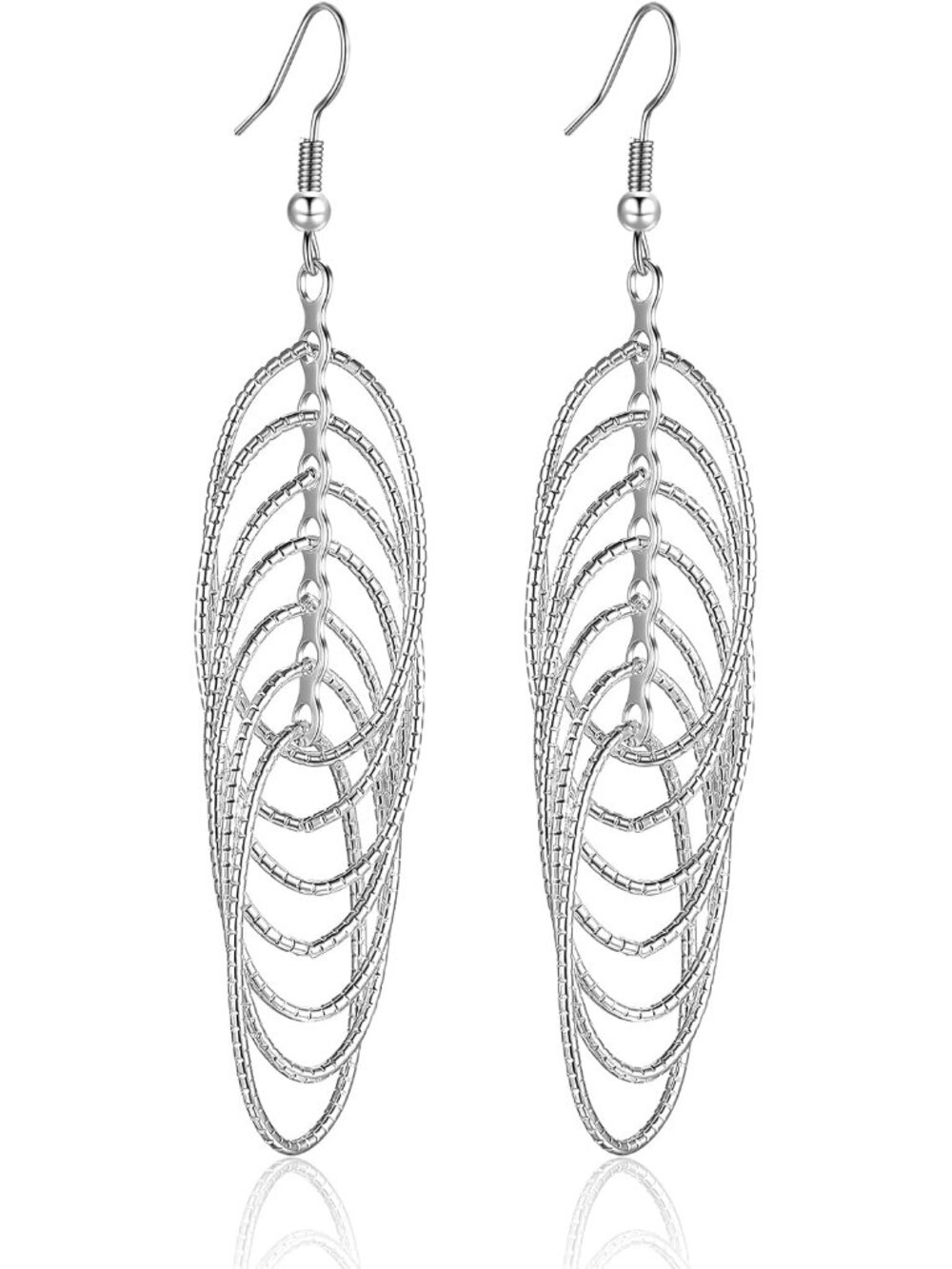 Silver Dangle Earrings For Women Trendy,Boho Cute Drop Western Earings,Vintage G